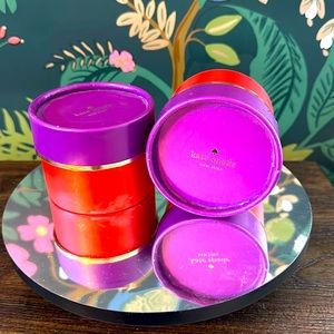 Kate Spade Jewelry Boxes (Two) 💃🩷💜